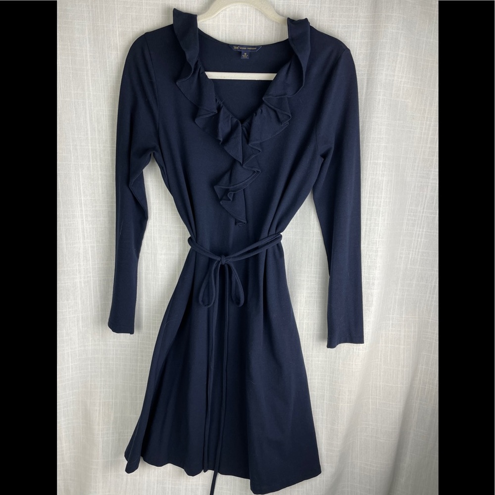 Brooks Brothers likenew long sleeve blue dress Med